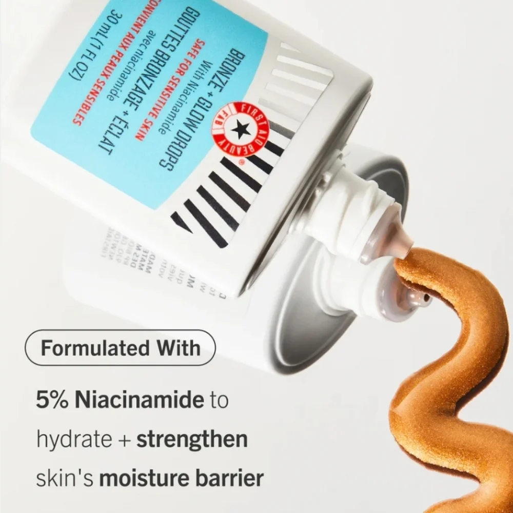 First Aid Beauty Bronze + Glow Drops W/ Niacinamide BNIB